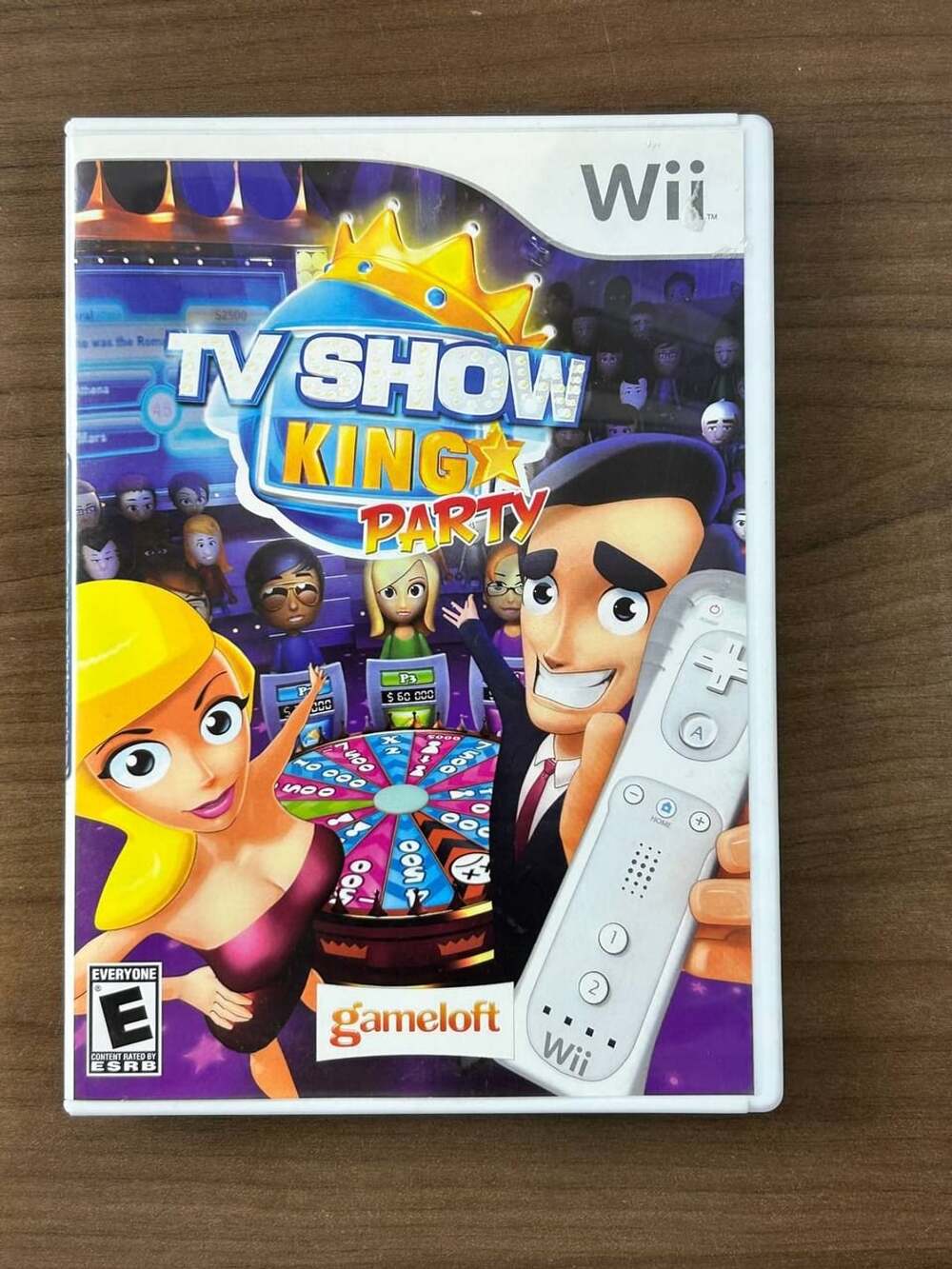 TV Show King Party Nintendo Wii 2008 Complete w/ Case Manual Disc